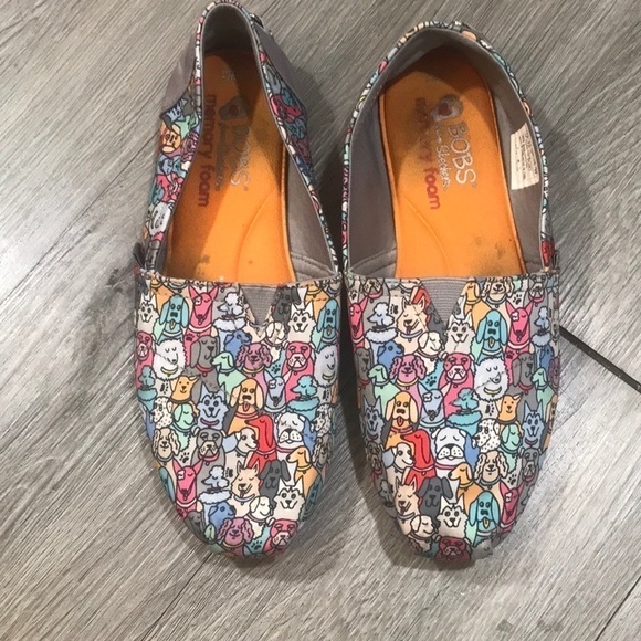 Bobs for Dogs by Skechers “The Gathering” Canvas Flats size 7.5 - Picture 1 of 9